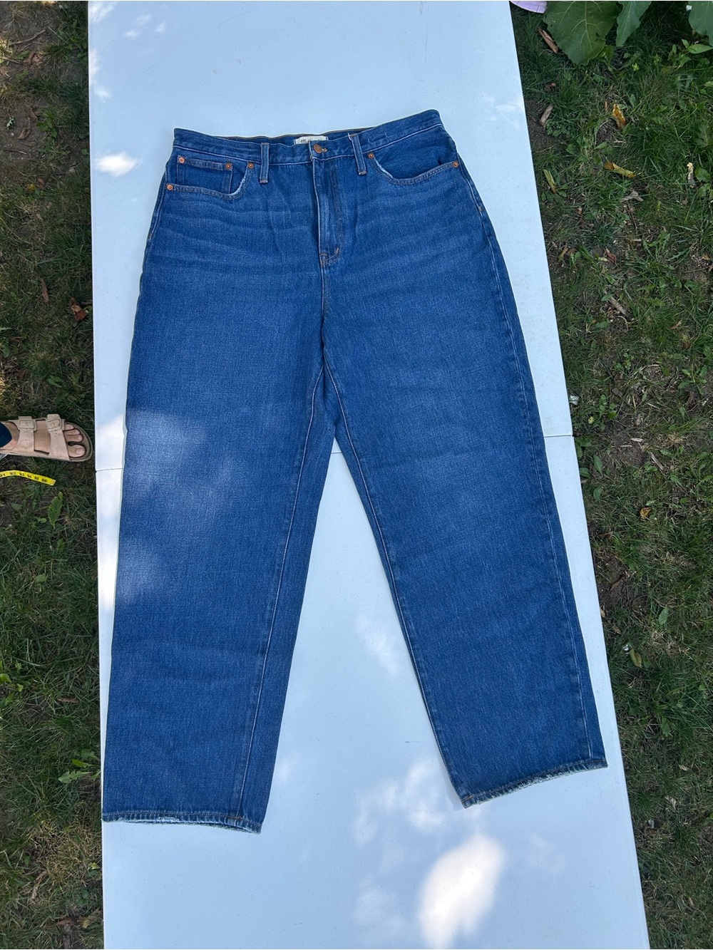 Madewell Baggy Straight Jeans Size 32